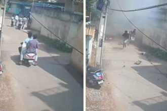 A man was killed after a sack of homemade firecrackers exploded in Eluru Andhra Pradesh