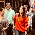 Rashmika Mandanna Spotted Watching Pushpa 2 with Vijay Deverakonda’s Family in Hyderabad